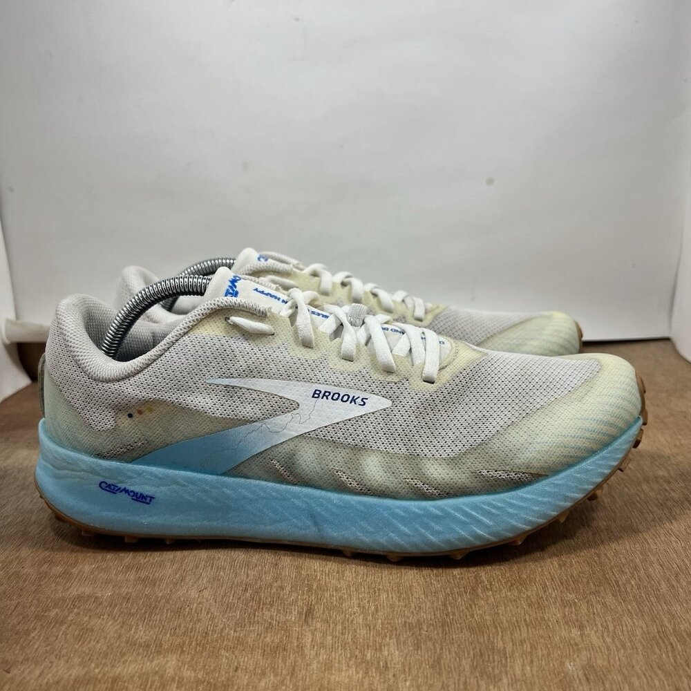 Brooks Catamount Men Size 10.5 Speed Trail 1103521D436 Blue Running Shoes